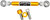 SANTORO FABWORX SF30023 SHIFT LINKAGE MID-CTRLS GOLD DYNA 99-17