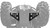 RIVAL POWERSPORTS USA 2K.8132.1 FRONT A ARM GUARDS PLASTIC