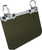 AXIA MODNDSVT-C 12" X 8" NARROW MOUNT SUN VISO W/TINTED SHIELD- SILVER