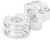 BURLY BRAND B12-8011C REAPER 1-1/2" RISERS 1" BAR SET - CHROME