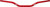 FORBIDDEN HJ2016HB-001RD MOTO STYLE HANDLEBAR RED W/1" ENDS