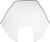 SNOSTUFF 450-236-01 WINDSHIELD HIGH CLEAR POL