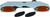 PRO ONE 909101 TURN SIGNAL BAR W/AMBER LED NARROW GLIDE CHR