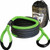 BUBBA ROPES 176653GR 5/8" X20' SIDEWINDER UTV RECOVERY ROPE GREEN EYES