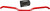 RSI T6-10R-RR HUSTLER 7/8" HANDLEBAR 1" RISE RACE RED