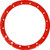 RACELINE WHEELS Beadlock Ring - Replacement/Wheel - Podium - 15" - Red [RBL15RA93RING16]