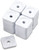 Woody's Support Plates - Grand Digger® - White - Square - 48 Pack [ASG381548]