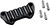 COVINGTONS Billet Aluminum Handlebar Clamp - Finned - Black [C1225B]