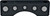COVINGTONS Front Fender Spacers - Dimpled - 1" Spacer - Black [C1102B]