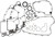 COMETIC Bottom End Gasket Kit with Oil Seals - Honda [C3047BE]