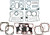 JAMES GASKET Big Bore Top End Gasket Kit - '92-'99 EVO 80" [JGI1703392]