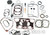 JAMES GASKET Motor Gasket with Metal Base and Rocker Gaskets - '92-'99 EVO [JGI1704192A]