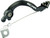 SCAR RACING Rear Brake Pedal - Black - Gas Gas/Husqvarna/KTM 65 [RBP501BK]