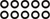 FACTORY LINKS Wheel Bearings - Double Seal - 60/22 2RS - 22x44x12 - 10 Pack [WBEJ013]