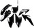 UFO Replacement Body Kit - Black - Honda - CRF '08-'14 [HOKIT117@001]