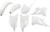 UFO Replacement Body Kit - White - Kawasaki - KX [KAKIT229@047]