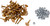 STUD BOY Assassins Push-Through Drag Studs - Competition - 1.375" - 48 Pack [2460P2]