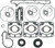 VERTEX Complete Gasket Set - Polaris [711206]
