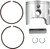 WISECO Piston Kit - 84.00 mm - Polaris 400 ATV [675M08400]