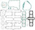ATHENA Complete Gasket Kit - Kawasaki [P400250850652]
