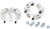 High Lifter Spacer w/Stud - Wheel - Rear - 4/115 - 2" - Arctic Cat/Textron/Tracker [8013145]
