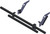 KFI Products Rear Bumper - Round - Black - Honda - Pioneer '21-'26 [101935]