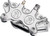 Open Box PERFORMANCE MACHINE (PM) 0052-2400-P Brake Caliper Replacement Components - 125 x 4R Polished