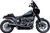 Open Box S&S CYCLE 550-1106 2-into-1 Qualifier Exhaust System - Race Only Guardian Black