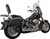 Open Box Bassani 1S6C 2-into-1 Ripper Exhaust System short - chrome - twin cam softails
