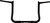 Open Box FAT BAGGERS INC. 945012-B 1-1/4" EZ Install Pointed Top Handlebar - 12" - Black - 12" Black