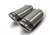 Remus Stainless Steel 84mm Angled w/Carbon Ring Tail Pipe Set (Pair) - 0026 83CSR