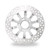 Performance Machine Disc/Carr 11.8 Revel Rear Right - Chrome - 0133-1802RELS-CH