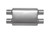 Gibson CFT Superflow Dual/Dual Oval Muffler - 4x9x18in/2.5in Inlet/2.5in Outlet - Stainless - 55106S