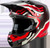 FLY RACING 73-4451XS FORMULA S CARBON BYTE HELMET RED CARBON/RED/GREY XS - Open Box