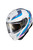 EXO-GT930 COLD WEATHER HELMET MODULUS WHT/BLU (DUAL PANE) - Open Box