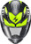 EXO-R430 FULL-FACE HELMET HEAD TRIP HI-VIZ - Open Box