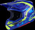 SM7 Helmet - Deed - Gloss Blue/Yellow Fluo - Open Box