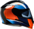 Z1R Solaris 2.0 Modular Helmet - Velocity - Black/Blue/Orange - Medium 0100-3464