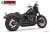 Freedom Performance HD00744 Independence Staggered Duals - Black / Slash / Chrome Selection - Narrow M8 - Tips Sold Separately