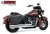 Freedom HD03542: Independence Long, Chrome / Straight / Sculpted Gold. Configuration illustration; motorcycle/reference code may differ.