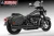 Freedom HD03553: Independence Long, Black / Straight / Glossy Black. Configuration illustration; motorcycle/reference code may differ.