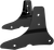 OPEN BOX KHROME WERKS 263855 Side Plates - Black 263855-OB