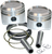 S&S CYCLE 92-2026 Piston Kit - For Super Stock Heads - 3.500" Standard - Domed - 80" Big Twin - For Super Stock Heads 3.500" Standard Domed 80" Big Twin