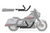 Freedom Hd00654 Black True Dual Tuck & Under Header M8 Touring Fl 17-25 Freedom Hd00654 Black True Dual Tuck & Under Header M8 Touring Fl 17-25