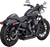 Vance 47329 Black Shortshots Staggered Exhaust Sportster 14-22