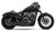 COBRA 6705B Speedster Short 909 BLACK  EXHAUST SYSTEM SPORTSTER 14-19