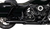 S&S CYCLE 550-1028 2-into-1 Diamondback Exhaust System - Guardian Black Race Only