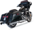 S&S CYCLE 550-0694 Grand National Slip-On Mufflers - Black M8 FL