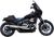S&S CYCLE 550-1105 2-into-1 Qualifier Exhaust System - Race Only Brushed Stainless