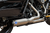 S&S CYCLE 550-1107 2-into-1 Qualifier Exhaust System - Race Only Brushed Stainless